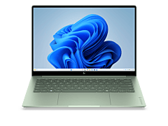 HP OmniBook 5 14 inch Laptop AI 14-mh0009TU, Green - 14" - Soft honeydew aluminum (E70C9PA)