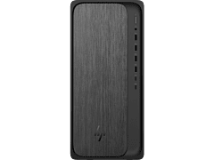 HP OmniDesk Desktop M02-0008a PC - Without Screen - Gray wood, jack black chassis (BP5F2PA)