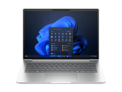 HP EliteBook 6 G1a 14 inch Notebook AI PC, Silver - 14-inch - Pike silver aluminum (BQ4T5PT)