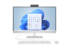 HP 27 inch All-in-One 27-cr0026a PC - 27-inch - Shell white (D9UB9PA)
