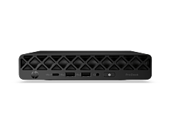 HP ProDesk 2 Mini G2i Desktop PC - Without Screen - Black (E3HT5PT) - Center facing