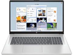 HP 17 inch Laptop 17-cn4002TU, Silver - 17.3" - Natural silver (D41R7PA)