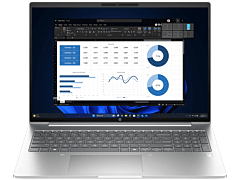 HP ProBook 4 G1i 16 inch Notebook AI PC, Silver - 16-inch - Pike silver (C8TP8PT)