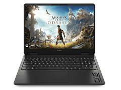 HP OMEN Gaming 16 inch Laptop 16-ap0146AX, Black - 16-inch - Shadow black, black chrome logo (C25KGPA)