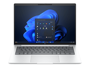 HP EliteBook 8 G1i 14 inch Notebook AI PC, Silver - 14-inch - Glacier silver (BH3J1PT) - Center facing