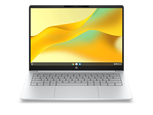 HP Chromebook 14 inch 14a-nk0003TU, Silver - 14" - Glacier silver cover and keyboard frame, canvas gray base (D46WVPA)