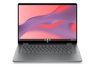 HP Chromebook 14 inch x360 14b-ce0001TU, Silver - 14" - Meteor silver cover and keyboard frame, darker meteor silver opaque base (D46WXPA)