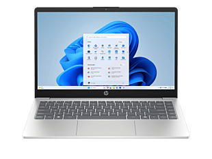 HP 14 inch Laptop AI 14-hc0035TU, Silver - 14" - Natural silver (D78F7PA)