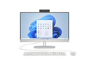 HP 23.8 inch All-in-One 24-cr0033a PC - 23.8-inch - Shell white (D9UB6PA)