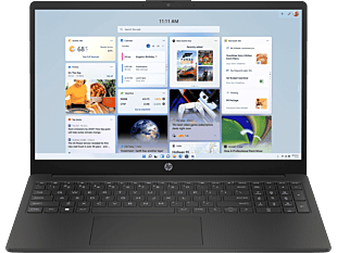 HP 15.6 inch Laptop 15-fc0822AU, Black - 15.6-inch - Jet black (D6MY6PA)