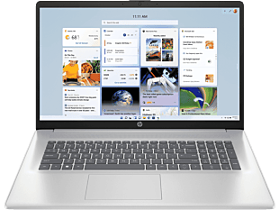 HP Laptop 17.3 inch 17-cn4027TU, Silver - 17.3" - Natural silver (BV7S7PA)