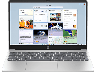 HP 15.6 inch Laptop 15-fd1263TU, Silver - 15.6" - Natural silver (D6MY5PA)