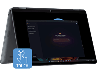 HP OmniBook Ultra Flip 14 inch Laptop 14-fh0114TU, Grey - 14" - Eclipse gray (CJ1C2PA)