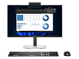 HP ProStudio 4 All-in-One G1i 23.8 inch Desktop AI PC - 23.8-inch - Black (C3QQ7PT)