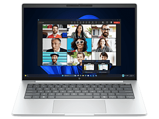 HP EliteBook 8 G1i 14 inch Notebook AI PC, Silver - 14-inch - Glacier silver aluminium (BH3H8PT)