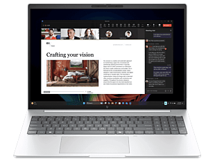 HP EliteBook 8 G1a 16 inch Notebook PC, Silver - 16-inch - Glacier silver aluminium (BL7C7PT)