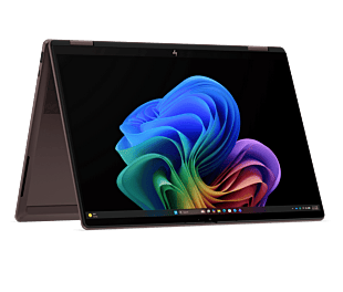 HP OmniBook X Flip 2-in-1 14 inch Laptop Next Gen A 14-kc0049AU, Brown - 14" - Deep espresso aluminum (D78FLPA)
