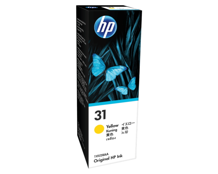 HP 31 70-ml Yellow Original Ink Bottle (1VU28AA)