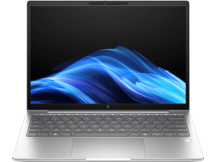 HP EliteBook 6 G1i 13 inch Notebook AI PC, Silver - 13.3-inch - Pike silver aluminum (BN9M5PT)