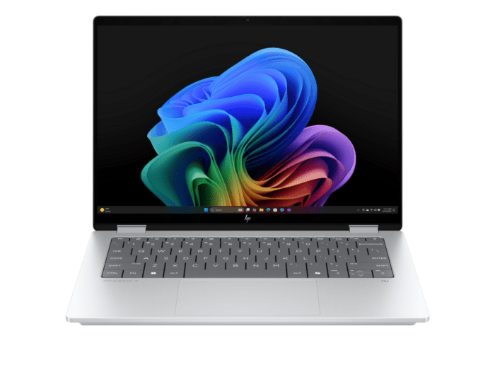 HP OmniBook X Flip 2-in-1 Laptop Next Gen AI 14-fk0071AU - 14" - Glacier silver aluminum (C5AZ7PA)