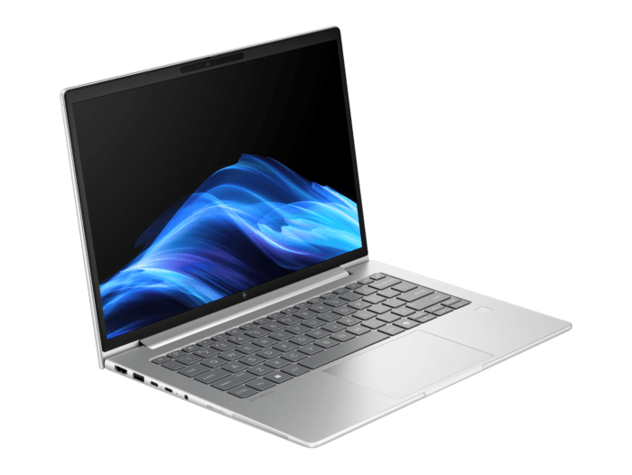 HP EliteBook 6 G1i 14 inch Notebook AI PC, Silver - 14-inch - Pike silver aluminum (D6CV6PT)
