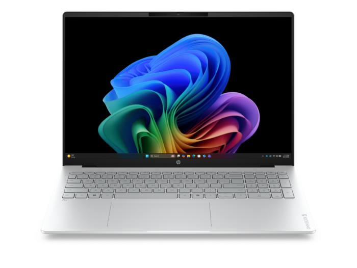 HP OmniBook 5 14 inch Next Gen AI Laptop 16-bm0062TU, Silver - 16" - Glacier silver aluminum (D95C3PA)