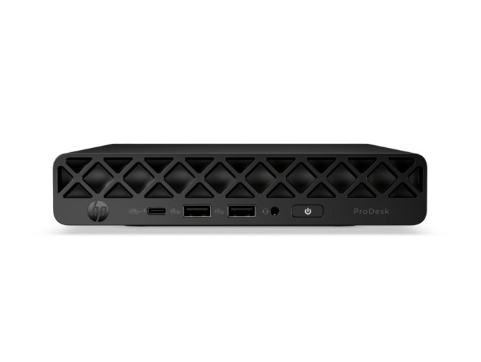 HP ProDesk 2 Mini G2i Desktop PC - Without Screen - Black (E3HT5PT) - Center facing