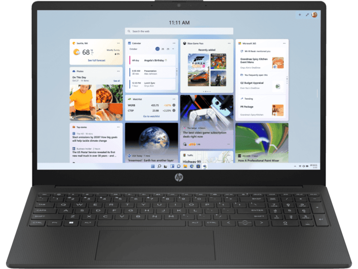 HP Laptop 15.6 inch 15-fc0576AU, Black - 15.6-inch - Jet black (C5AY7PA)