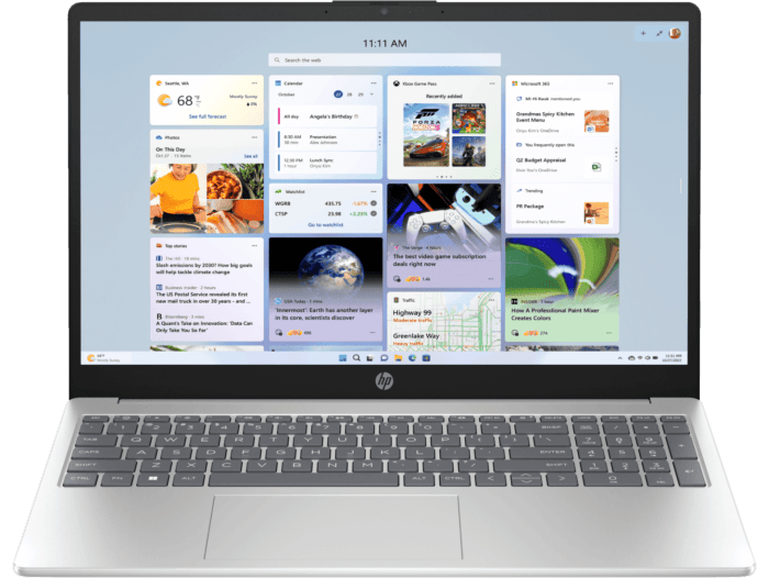 HP Laptop 15.6 inch 15-fd0392TU, Silver - 15.6-inch - Natural silver (E92Z1PA)