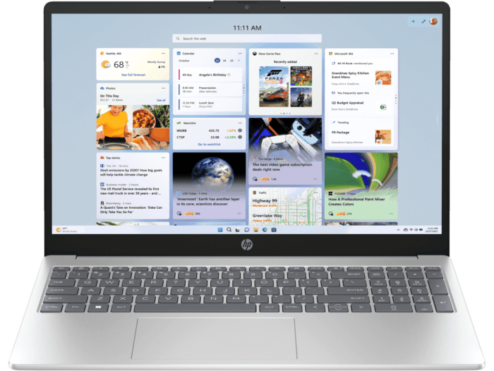 HP Laptop 15-fd0922TU, Silver - 15.6-inch - Natural silver (D41R8PA)