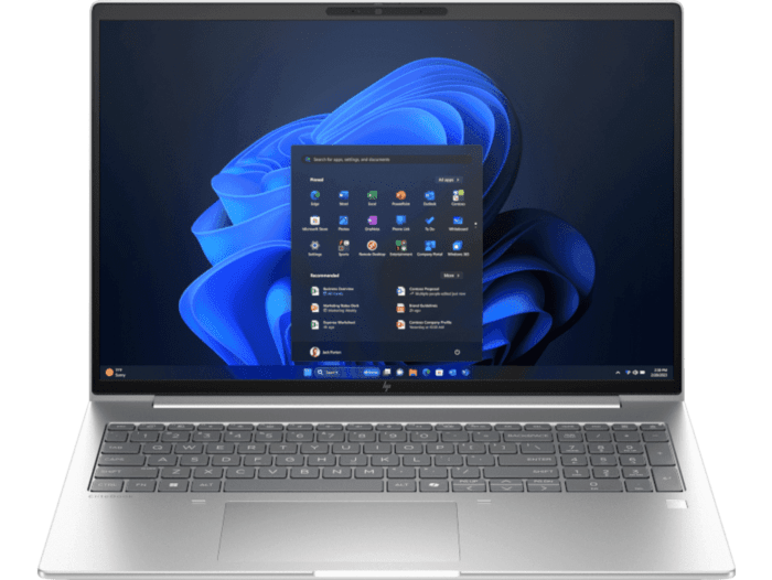 HP EliteBook 6 G1i 16 inch Notebook AI PC, Silver - 16-inch - Pike silver aluminum (C0UK5PT)