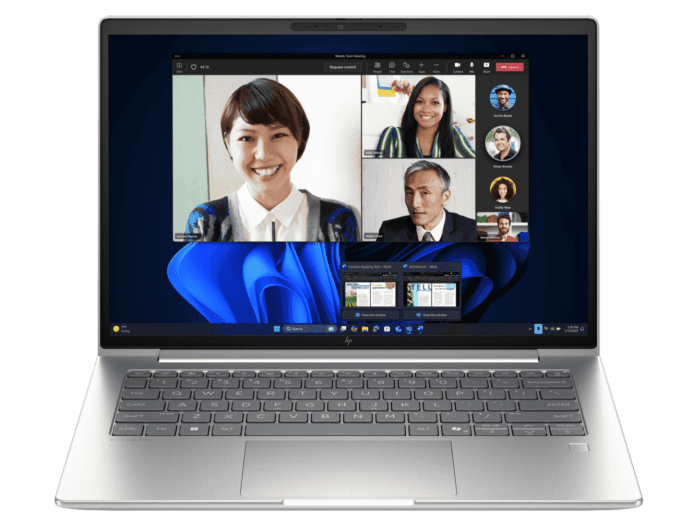 HP EliteBook 6 G1i 14 inch Notebook AI PC, Silver - 14-inch - Pike silver aluminum (BN9L9PT)