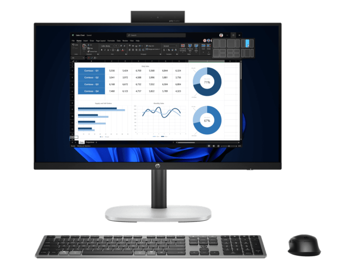 HP ProStudio 4 All-in-One G1i 23.8 inch Desktop AI PC - 23.8-inch - Black (C3QQ7PT)