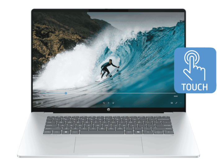 HP OmniBook 5 16 inch Next Gen AI 16-fb0003QU, Silver - 16" - Glacier silver (C4DV4PA)