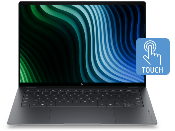 HP OmniBook Ultra 14 inch Laptop Next Gen AI 14-kd0065TU, Grey - 14" - Eclipse gray aluminum (D78GLPA)