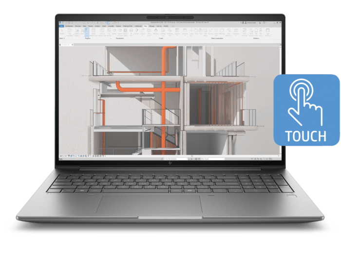 HP ZBook X G1i 16 inch Mobile Workstation PC, Silver - 16-inch - Silver (C20WJPT)