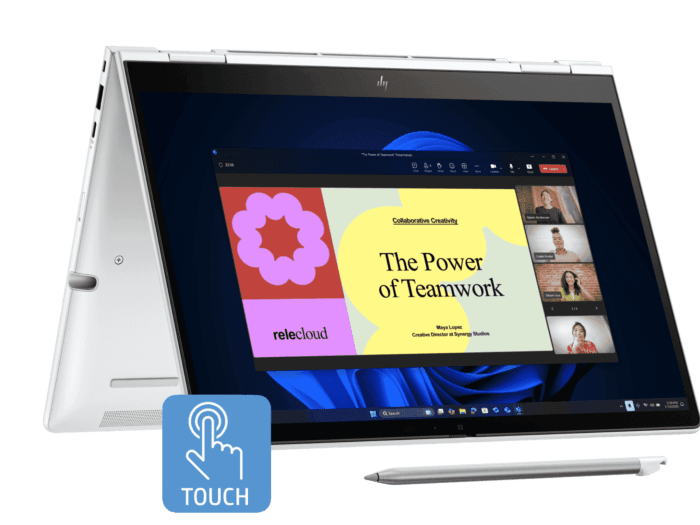 HP EliteBook 8 Flip G1i 13 inch Notebook AI PC, Silver - 13.3-inch - Silver (BH3L9PT)