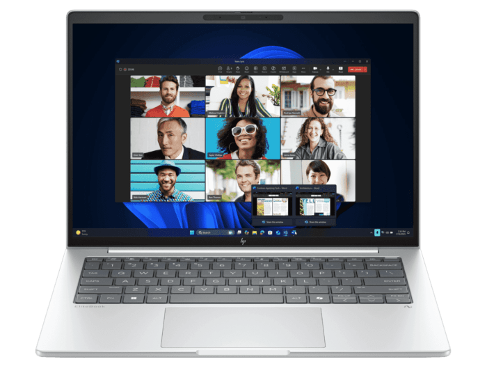 HP EliteBook 8 G1i 14 inch Notebook AI PC, Silver - 14-inch - Glacier silver aluminium (BH2X8PT)