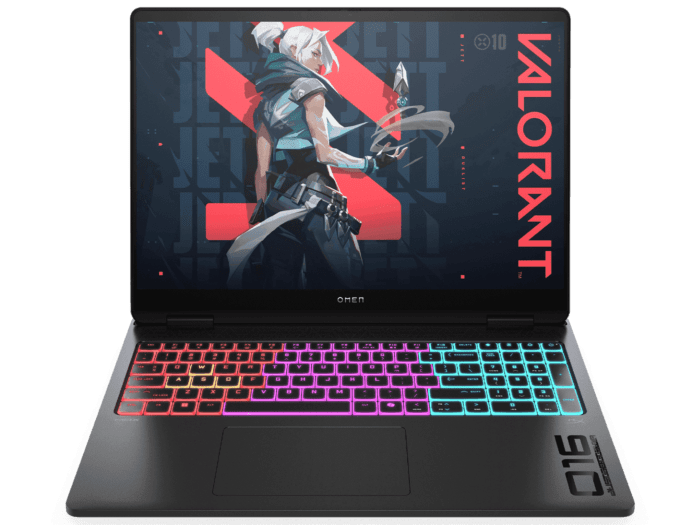 HP OMEN MAX 16 inch Gaming Laptop 16-ah0220TX, Black - 16-inch - Shadow black aluminum in cover and base, light bar, RGB in keyboard frame, black chrome logo (C81QVPA)