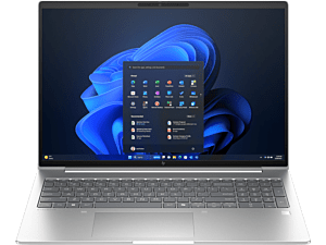 HP EliteBook 6 G1i 16 inch Notebook AI PC, Silver - 16-inch - Pike silver aluminum (C0UK6PT)