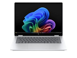 HP OmniBook X Flip 14 inch Next Gen AI Laptop 14-fk0071AU, Silver - 14" - Glacier silver aluminum (C5AZ7PA)