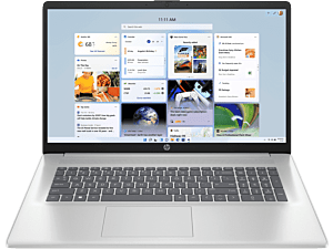 HP 17 inch Laptop 17-cn4002TU, Silver - 17.3" - Natural silver (D41R7PA)