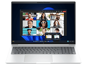 HP EliteBook 8 G1i 16 inch Notebook AI PC, Silver - 16-inch - Glacier silver aluminium (BH3L5PT)