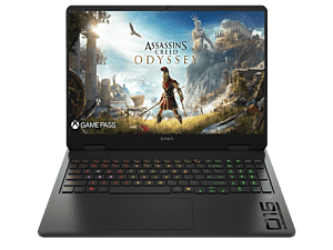 OMEN Slim 16 inch Gaming Laptop 16-an0001TX, Black - 16" - Shadow black, black chrome logo (C53D3PA)