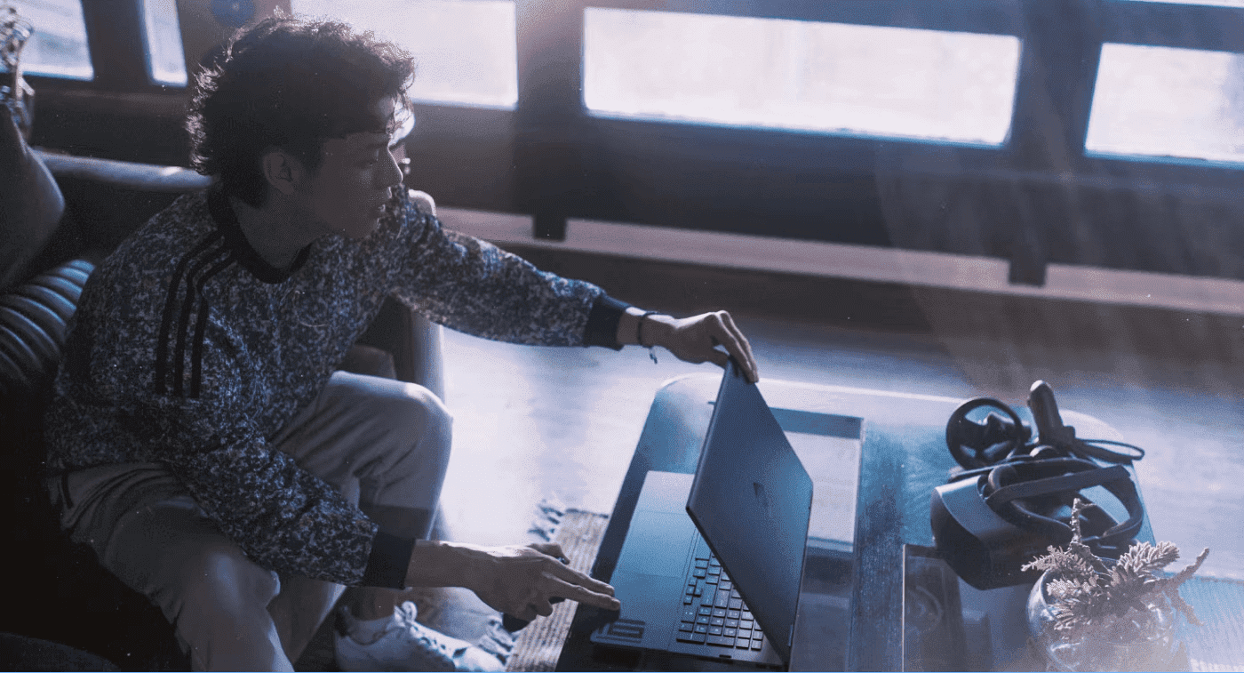 HP AI laptop for students balancing gaming and academics