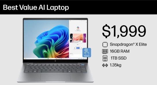 Enjoy up to $1,200 Off on Omnibook X*