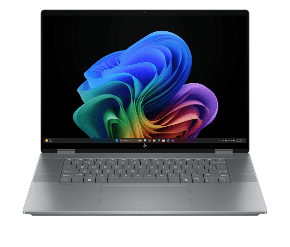 HP OmniBook X Flip convertible laptop for presentations