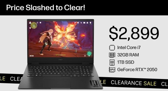 Save up to $1500 off on Omen Gaming* 